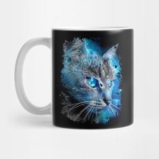 Blue Cat Mug